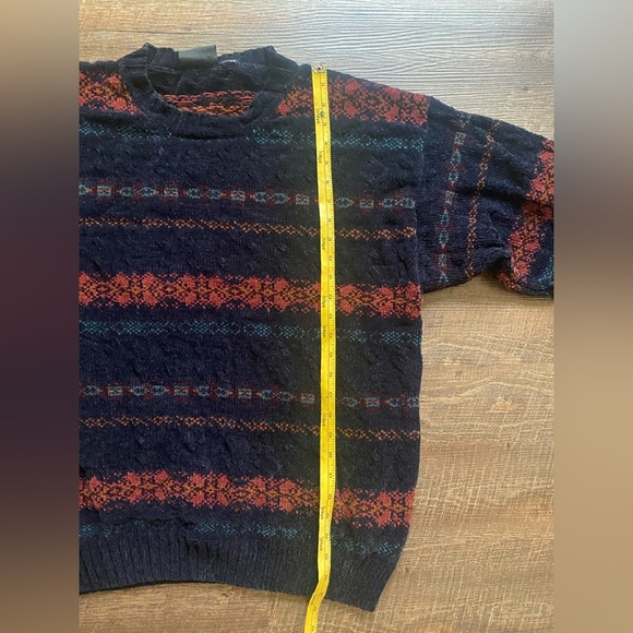 JANTZEN SPORT vintage 90s soft acrylic Grandpa sweater oversized grunge L/XL EUC - Picture 8 of 10